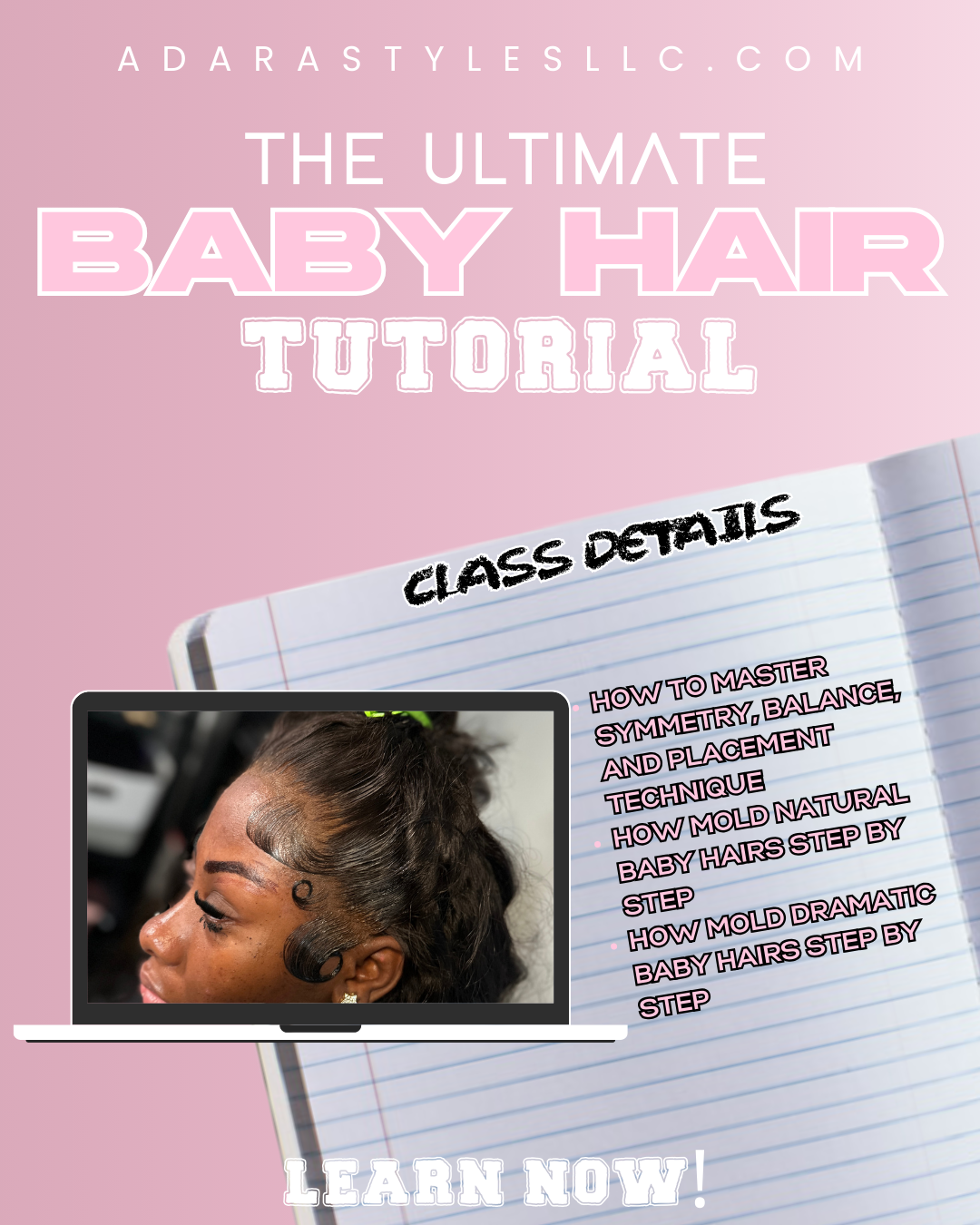 The Ultimate Baby Hair Tutorial