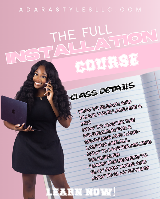 The Full Wig Installation Course VOL 1.