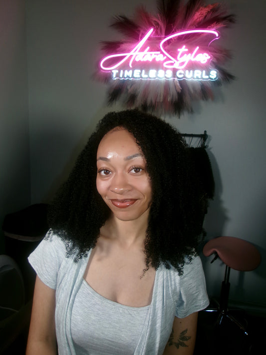 AdaraStyles Virgin Afro Curly Extensions