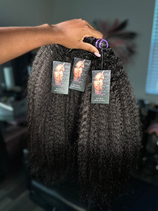 AdaraStyles RAW Kinky Straight Extensions