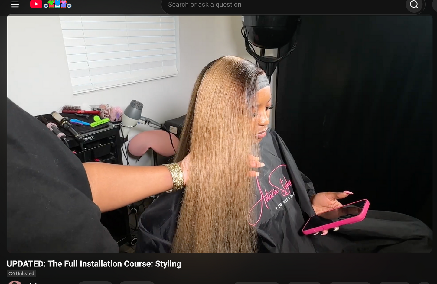 The Full Wig Installation Course VOL 2. (NEW)